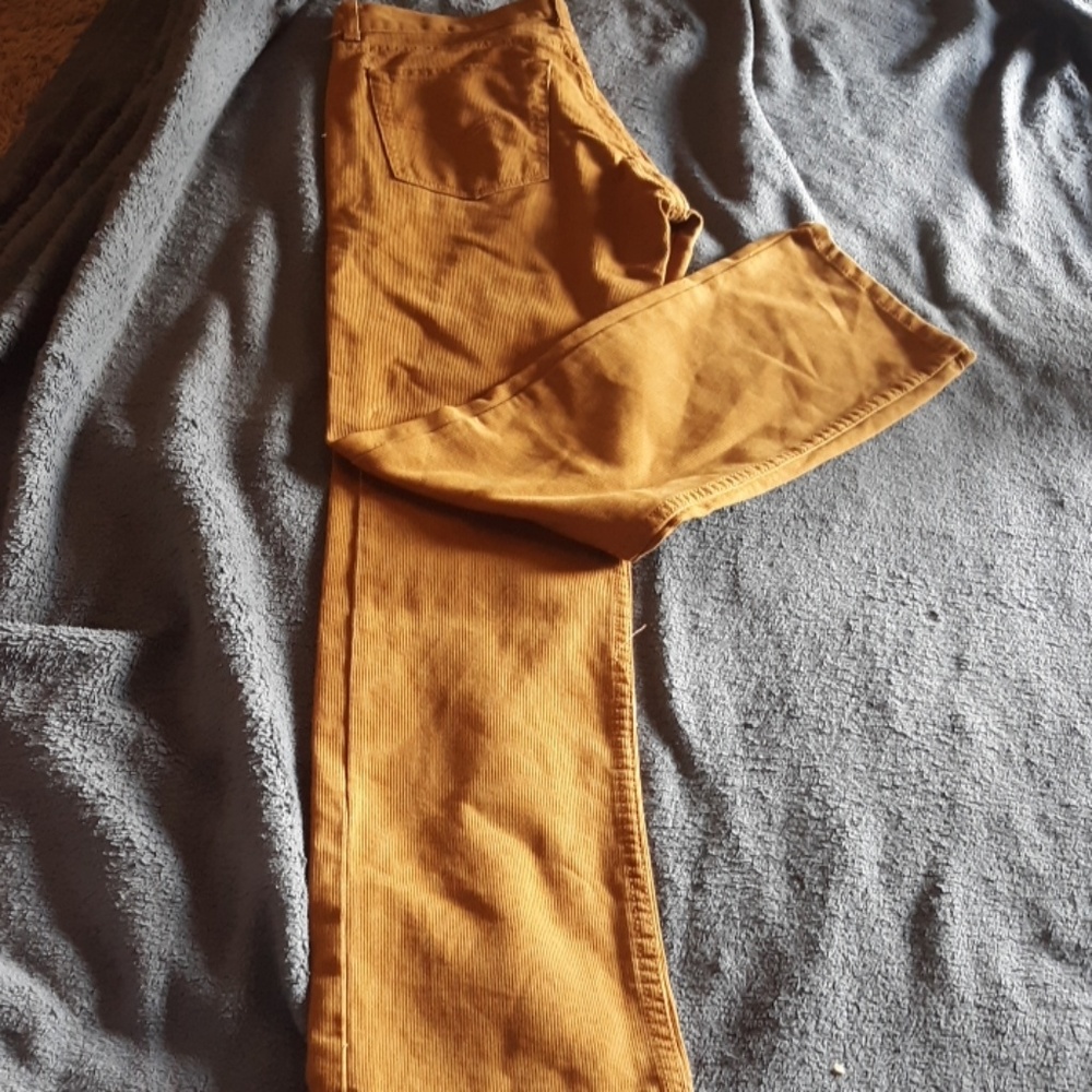 Mustard yellow corduroys